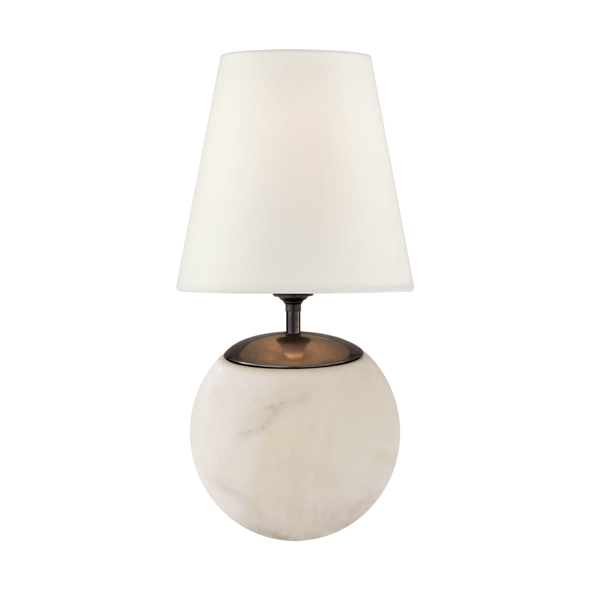 Terri Table Lamp in Alabaster (15-Inch).