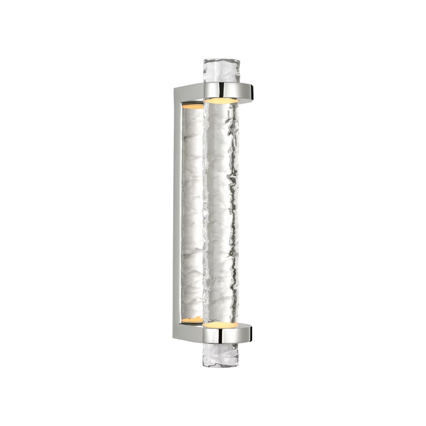 Theron LED Bath Wall Light in Polished Nickel (15-Inch).