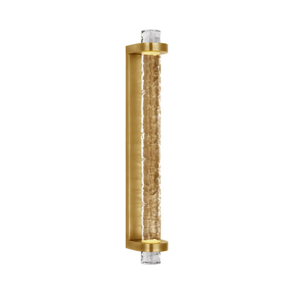 Theron LED Bath Wall Light in Soft Brass (21-Inch).