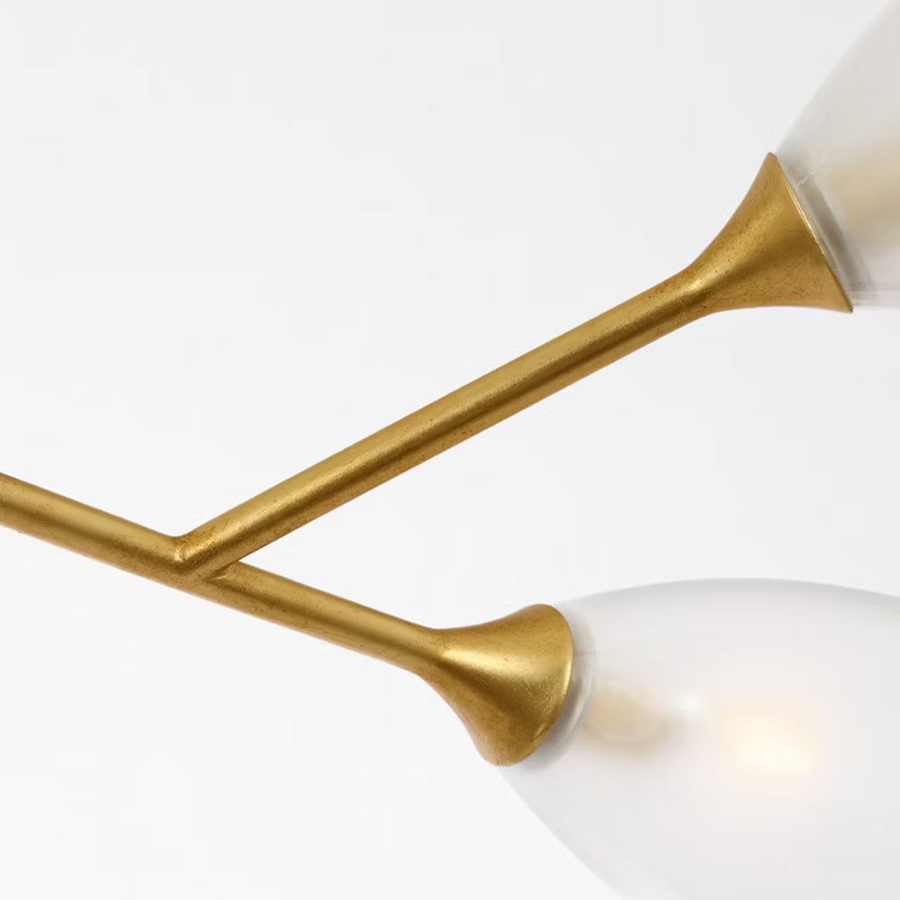 Toscano Linear Chandelier in Detail.