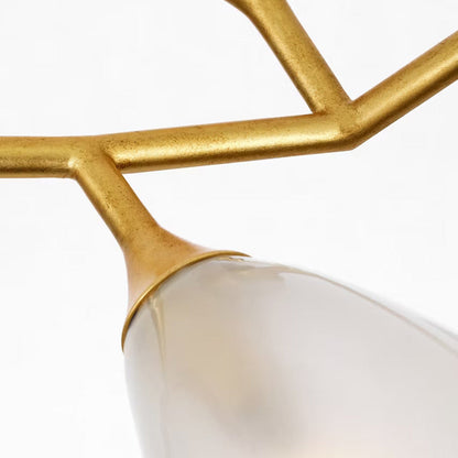 Toscano Linear Chandelier in Detail.