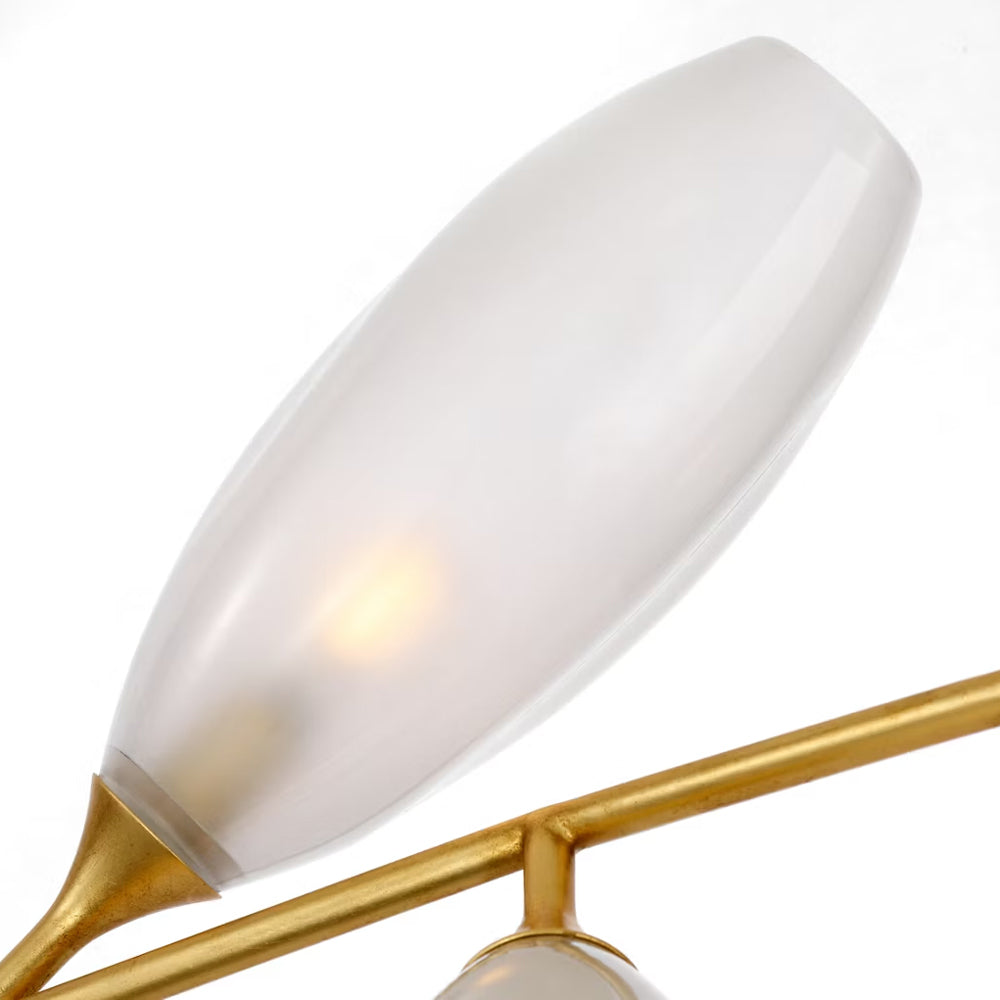 Toscano Linear Chandelier in Detail.