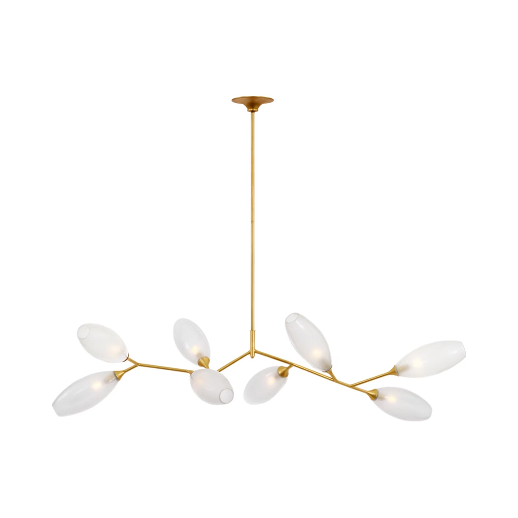 Toscano Linear Chandelier in Detail.