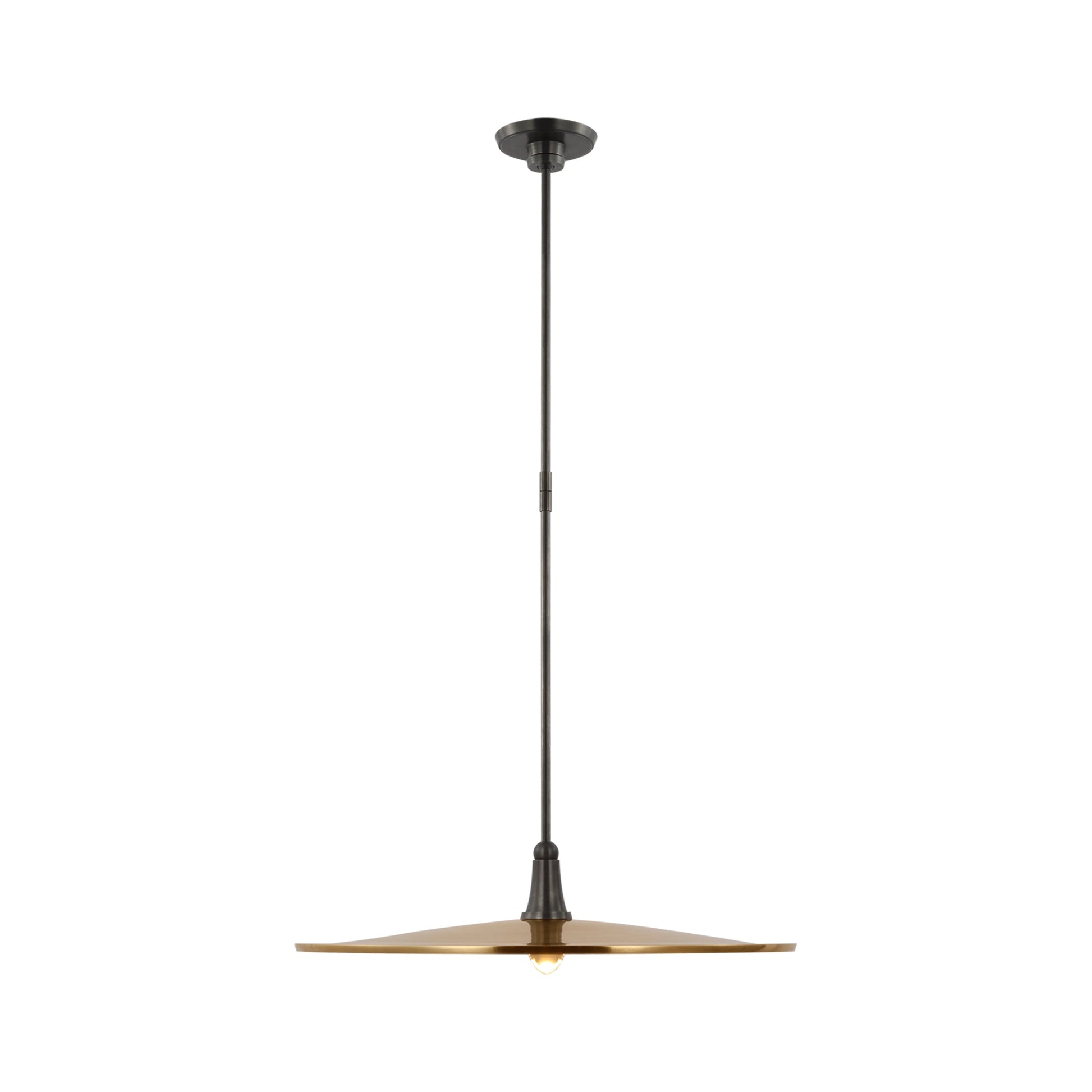 Truesdell LED Pendant Light in Bronze/Hand-Rubbed Antique Brass.