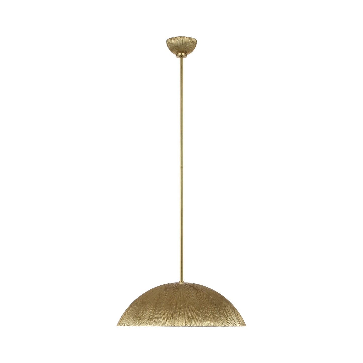 Utopia LED Sculpted Pendant Light in Gild (18-Inch).