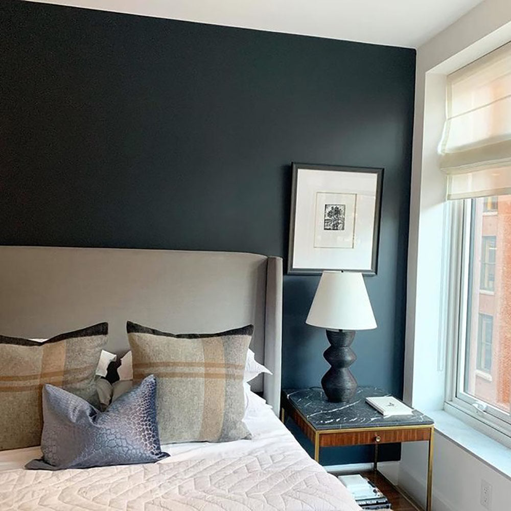 Utopia Table Lamp in bedroom.