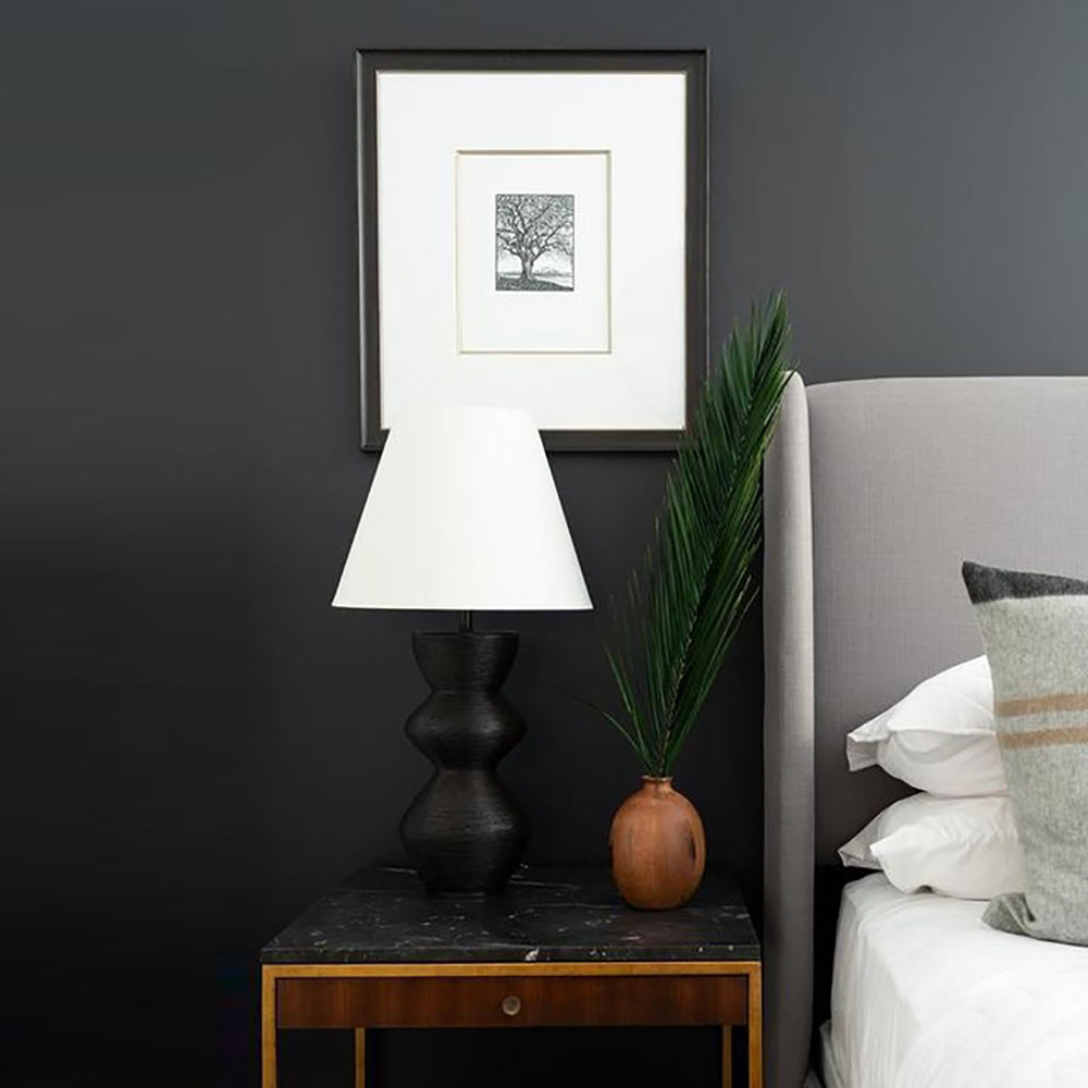 Utopia Table Lamp in bedroom.