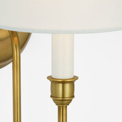 Vendome Deep Arm Wall Light in Detail.