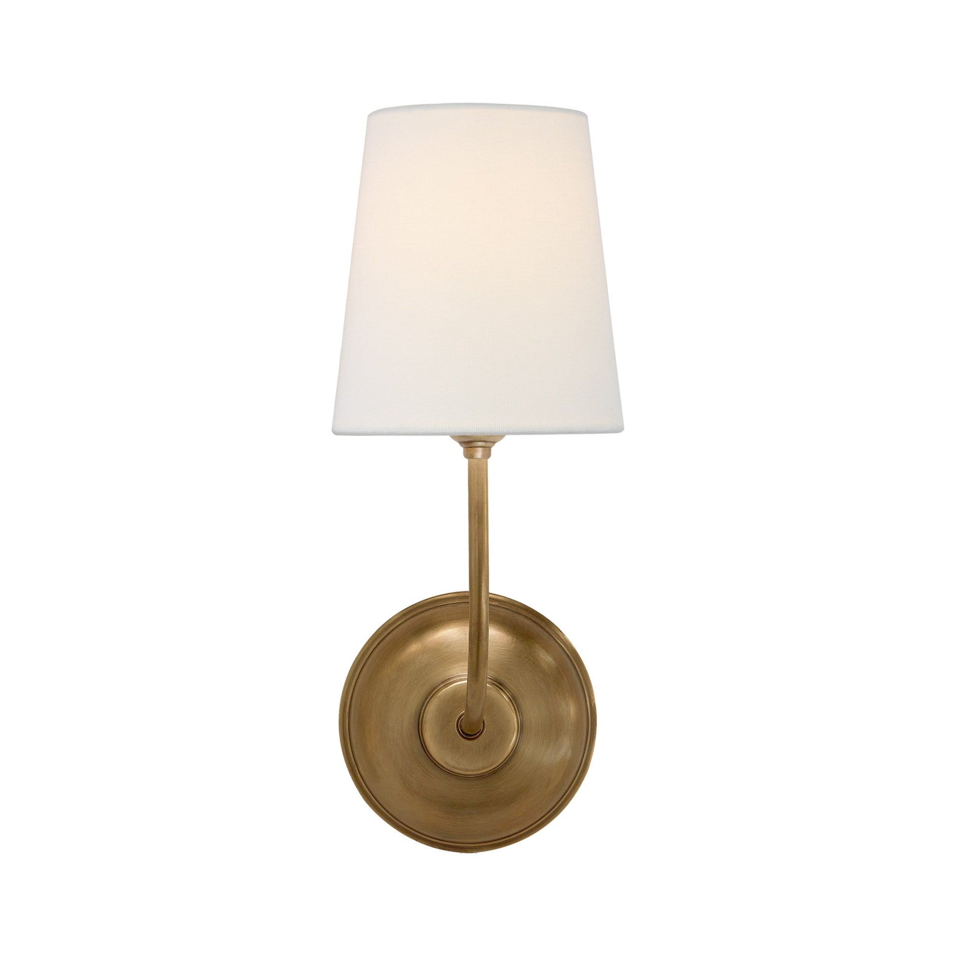 Vendome Wall Light in Hand-Rubbed Antique Brass (1-Light).