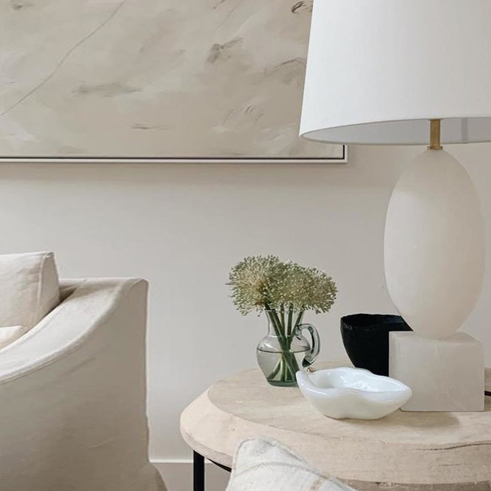 Versa Table Lamp in living room.