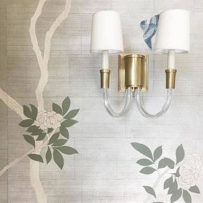 Vivian Double Wall Light in living room.