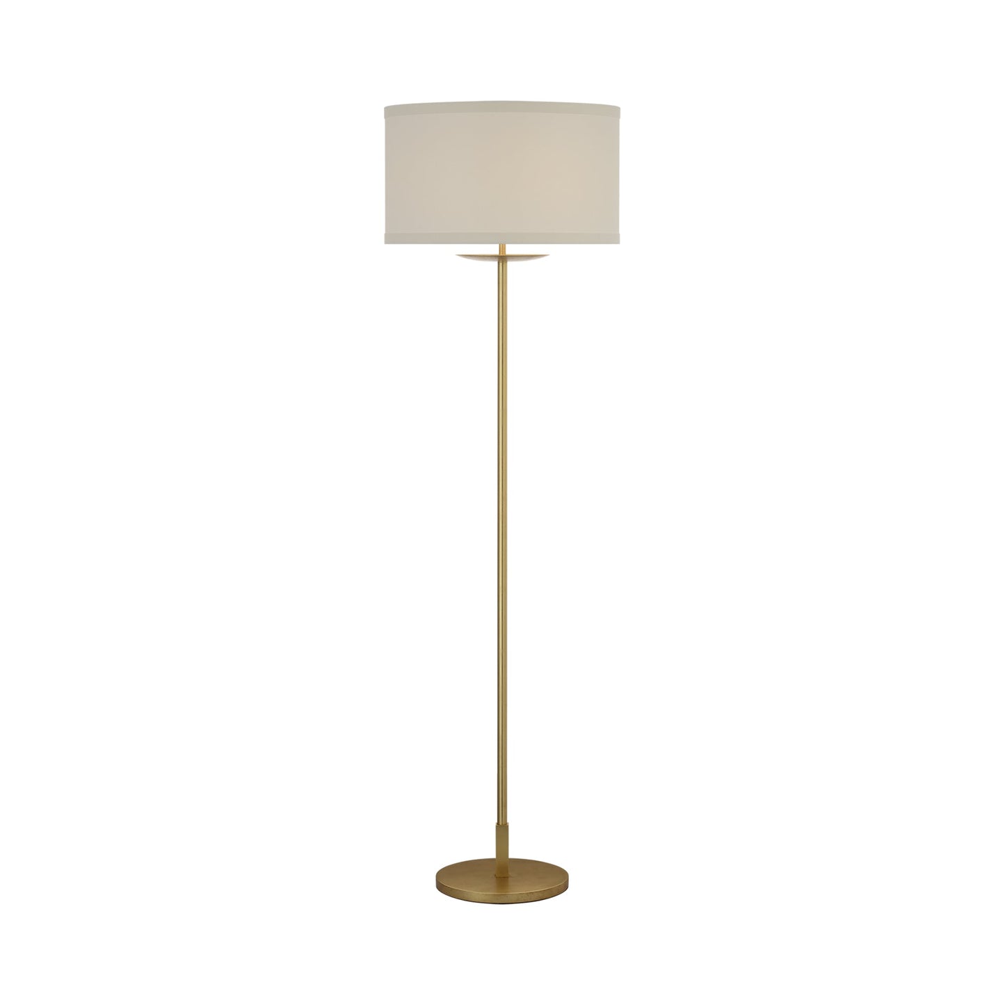 Walker LED Rechargeable Floor Lamp in Gild (Linen).