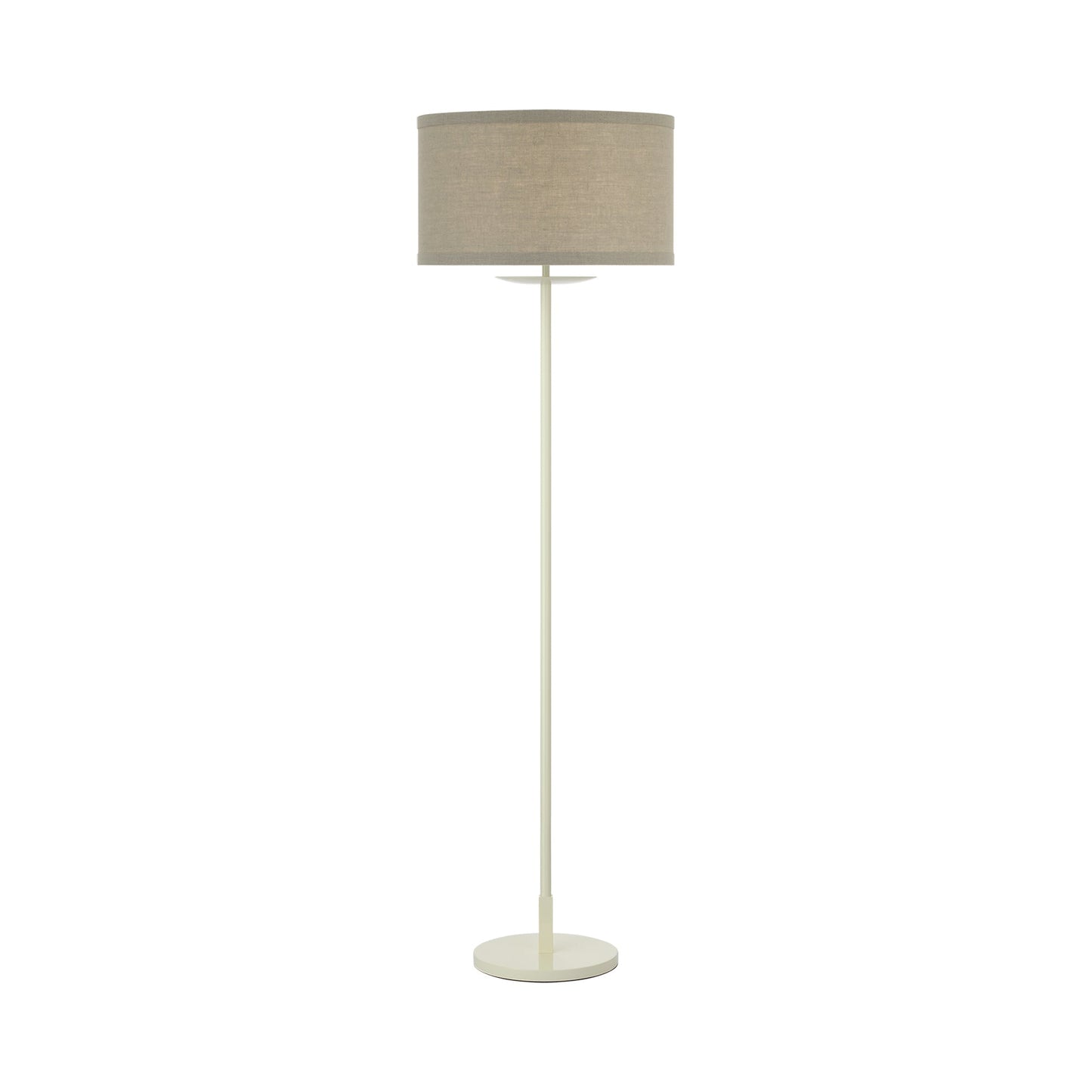 Walker LED Rechargeable Floor Lamp in Light Cream (Natural Linen).