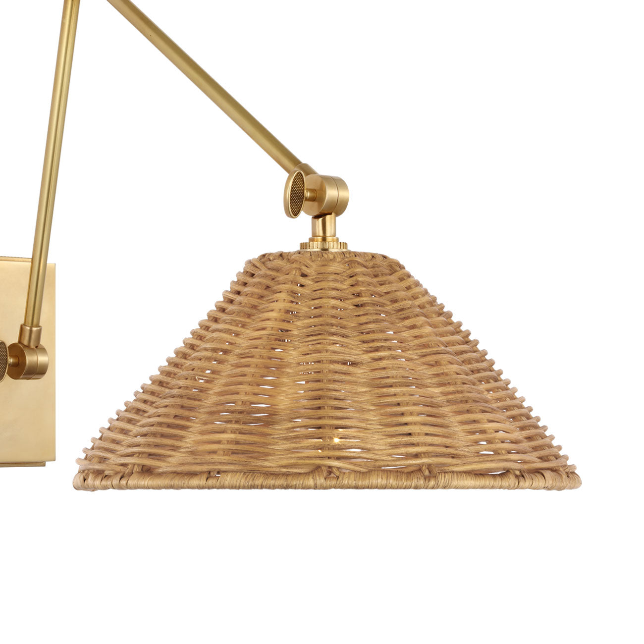 Wimberley Swing Arm Wall Light in Detail.