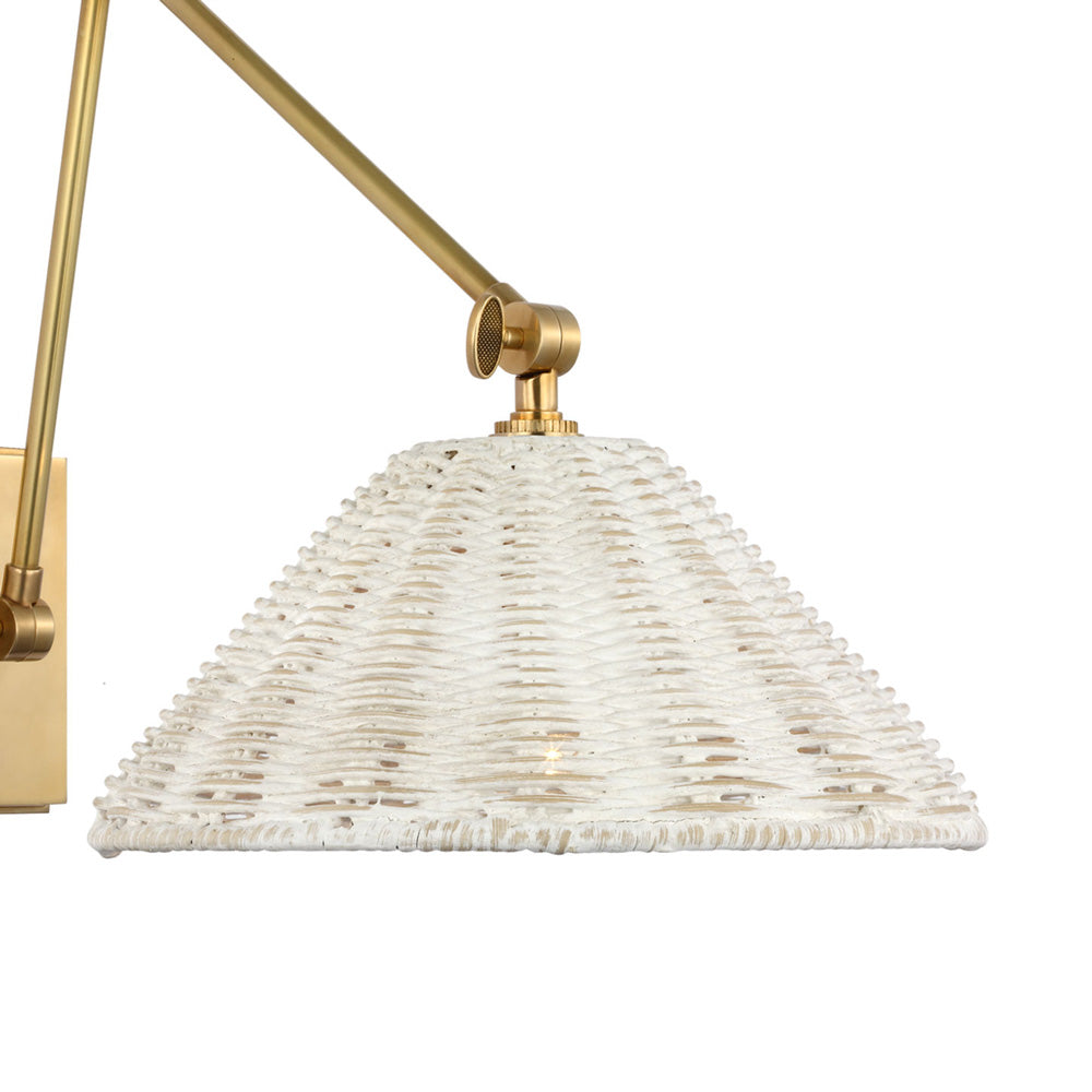 Wimberley Swing Arm Wall Light in Detail.