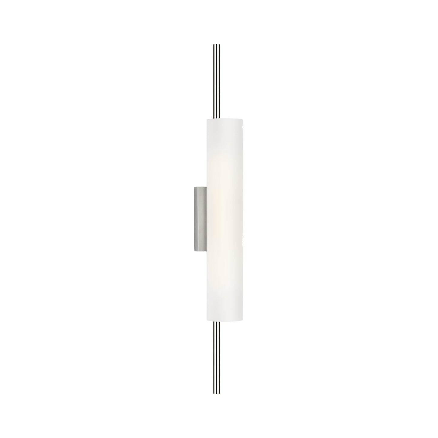 Windchime LED Wall Light in Polished Nickel.