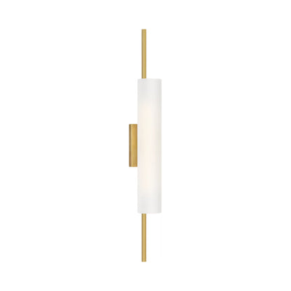 Windchime LED Wall Light in Soft Brass.