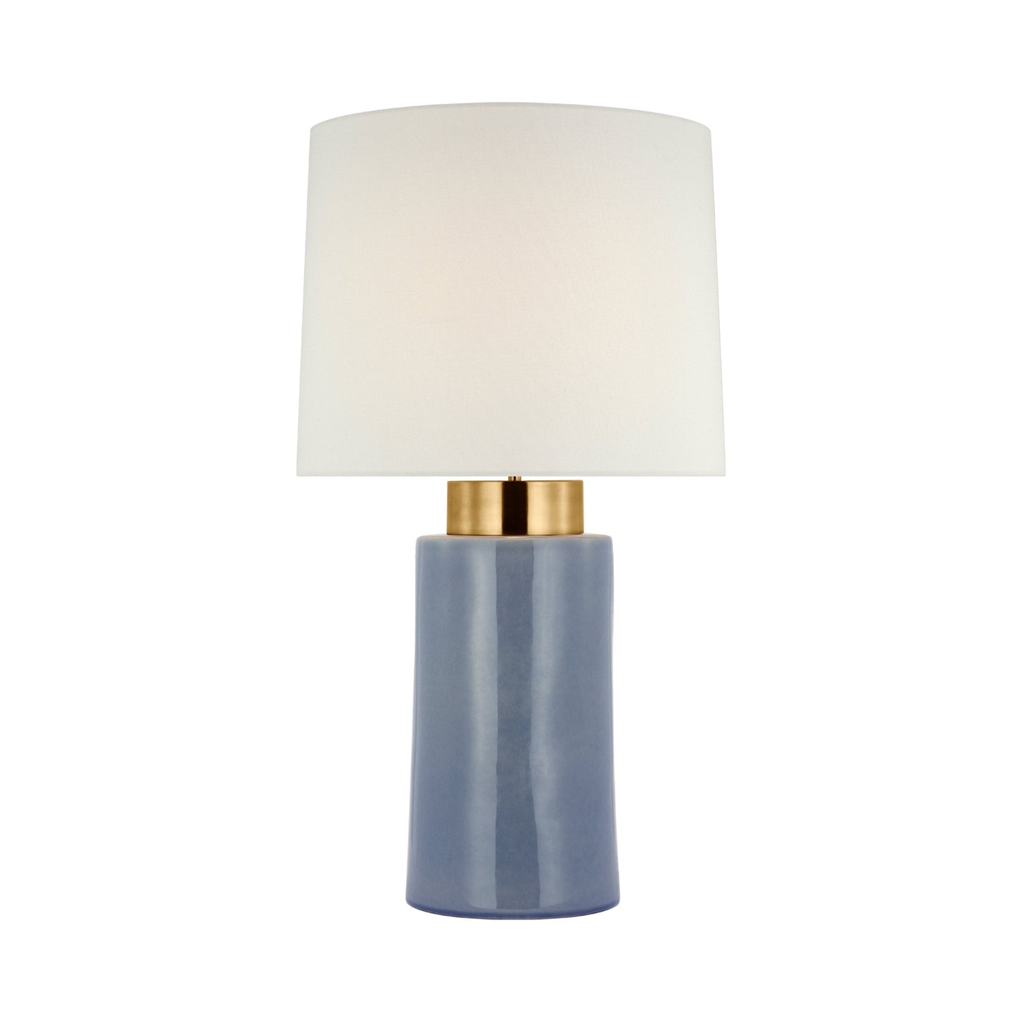 Xian Table Lamp in Polar Blue Crackle.