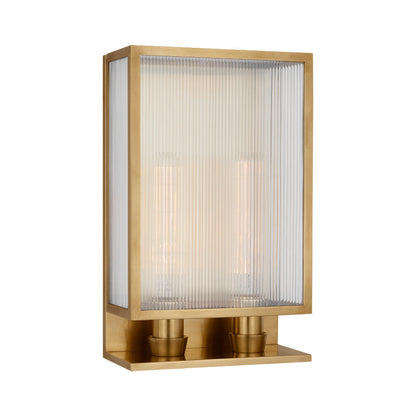 York  Wall Light in Soft Brass (2-Light/Small).
