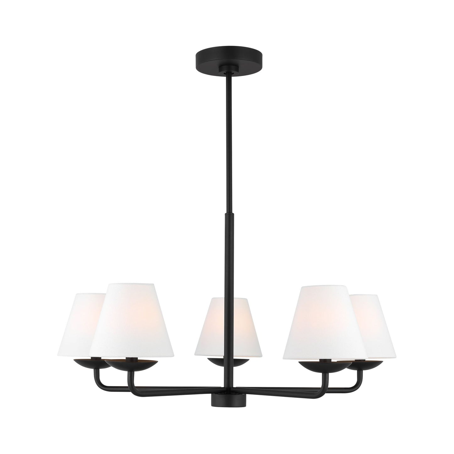Albion Chandelier in Midnight Black (Medium).