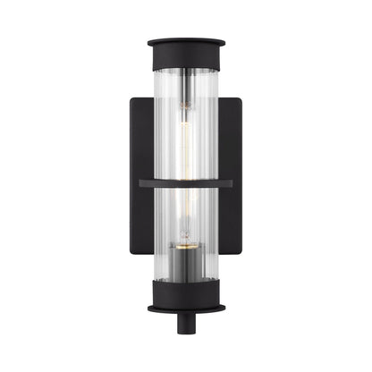 Alcona Outdoor Wall Light in Black (Small).
