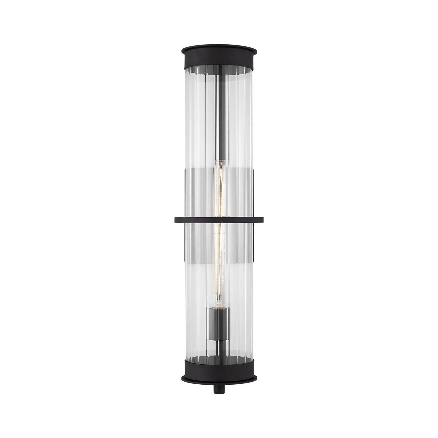 Alcona Outdoor Wall Light in Black (X-Large).