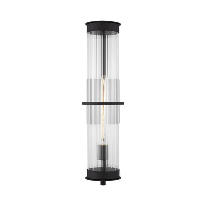 Alcona Outdoor Wall Light in Black (X-Large).