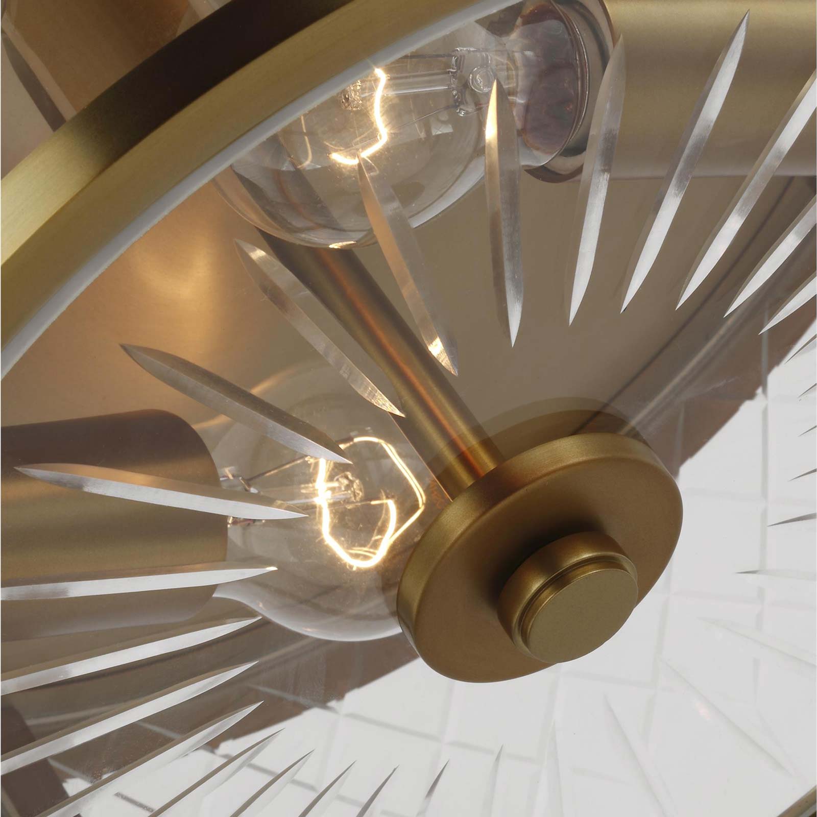 Alec Flush Mount Ceiling Light in Detail.