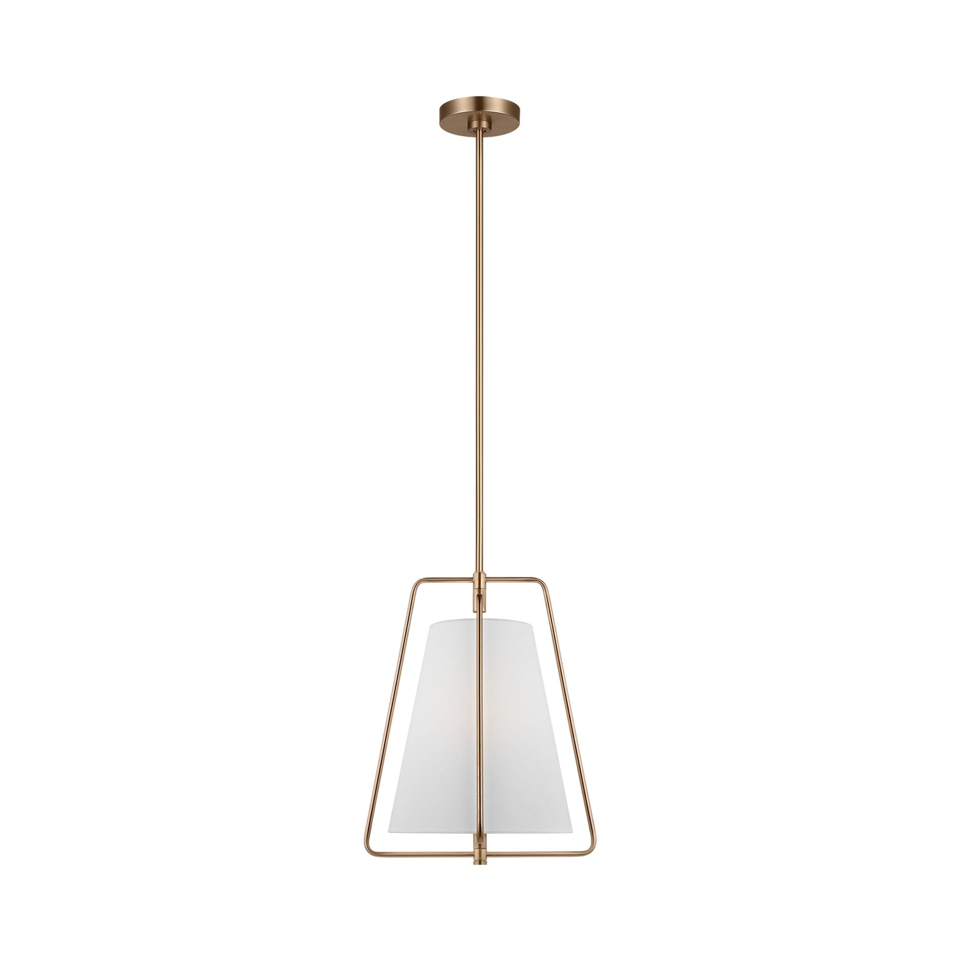 Allis Pendant Light in Satin Brass.