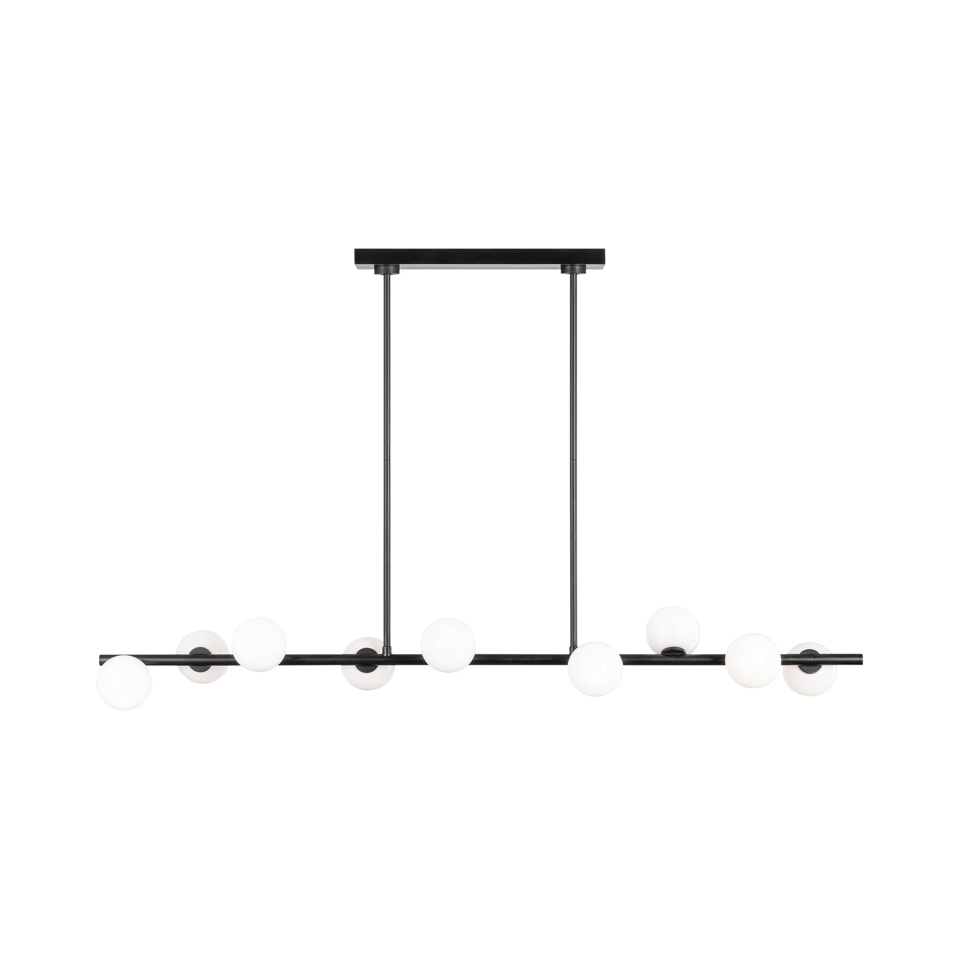 Altair Linear Chandelier in Aged Iron.