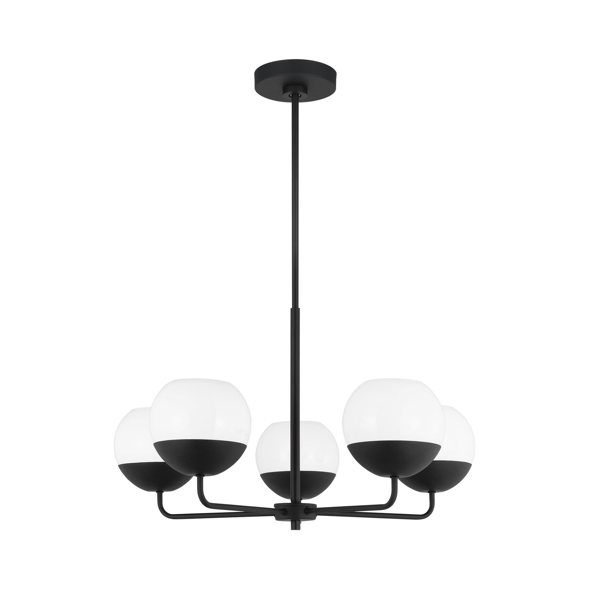 Alvin Chandelier in Midnight Black (5-Light).