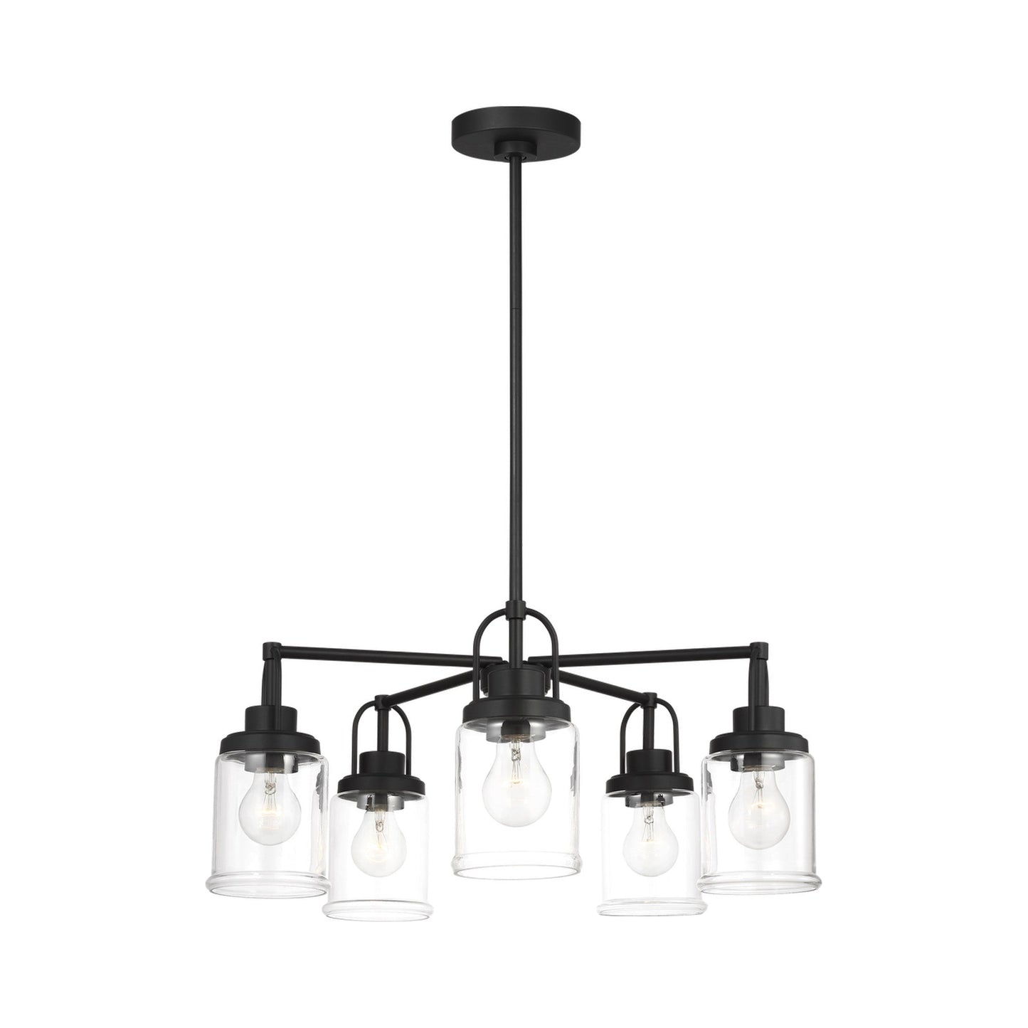 Anders Chandelier in Midnight Black.