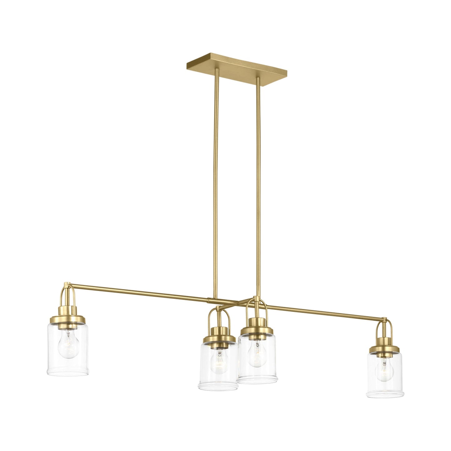 Anders Linear Chandelier in Detail.