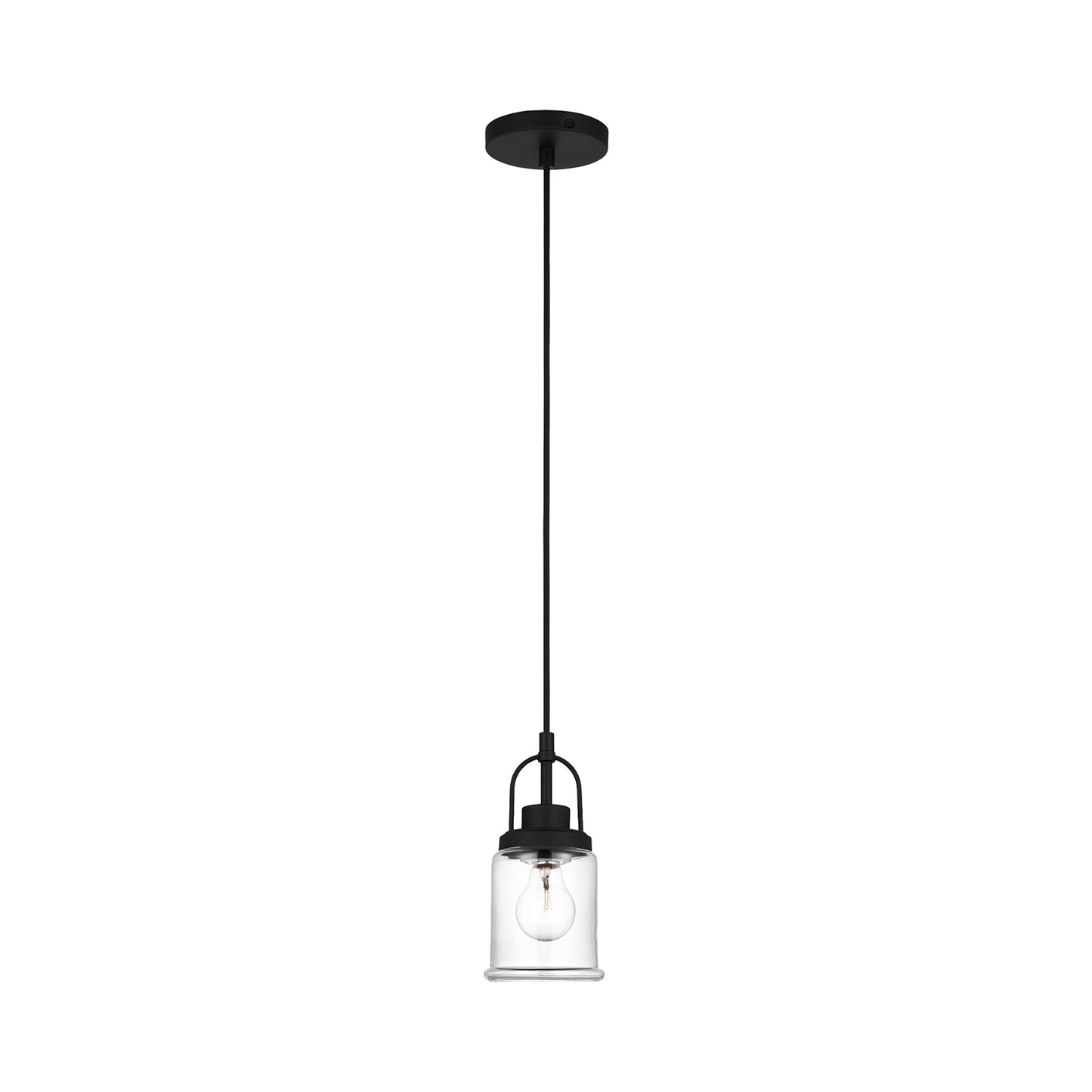 Anders Pendant Light in Midnight Black (Small).