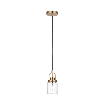 Anders Pendant Light in Satin Brass (Small).