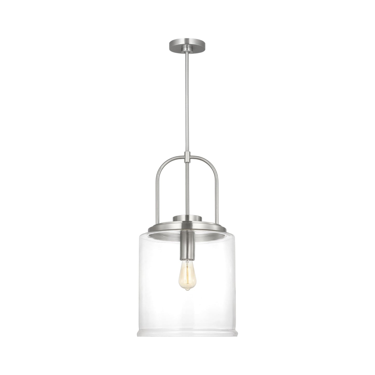 Anders Pendant Light in Brushed Nickel (Large).