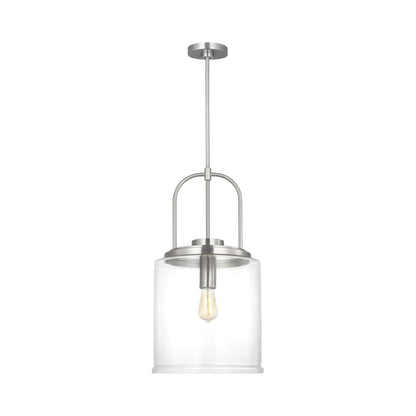 Anders Pendant Light in Brushed Nickel (Large).