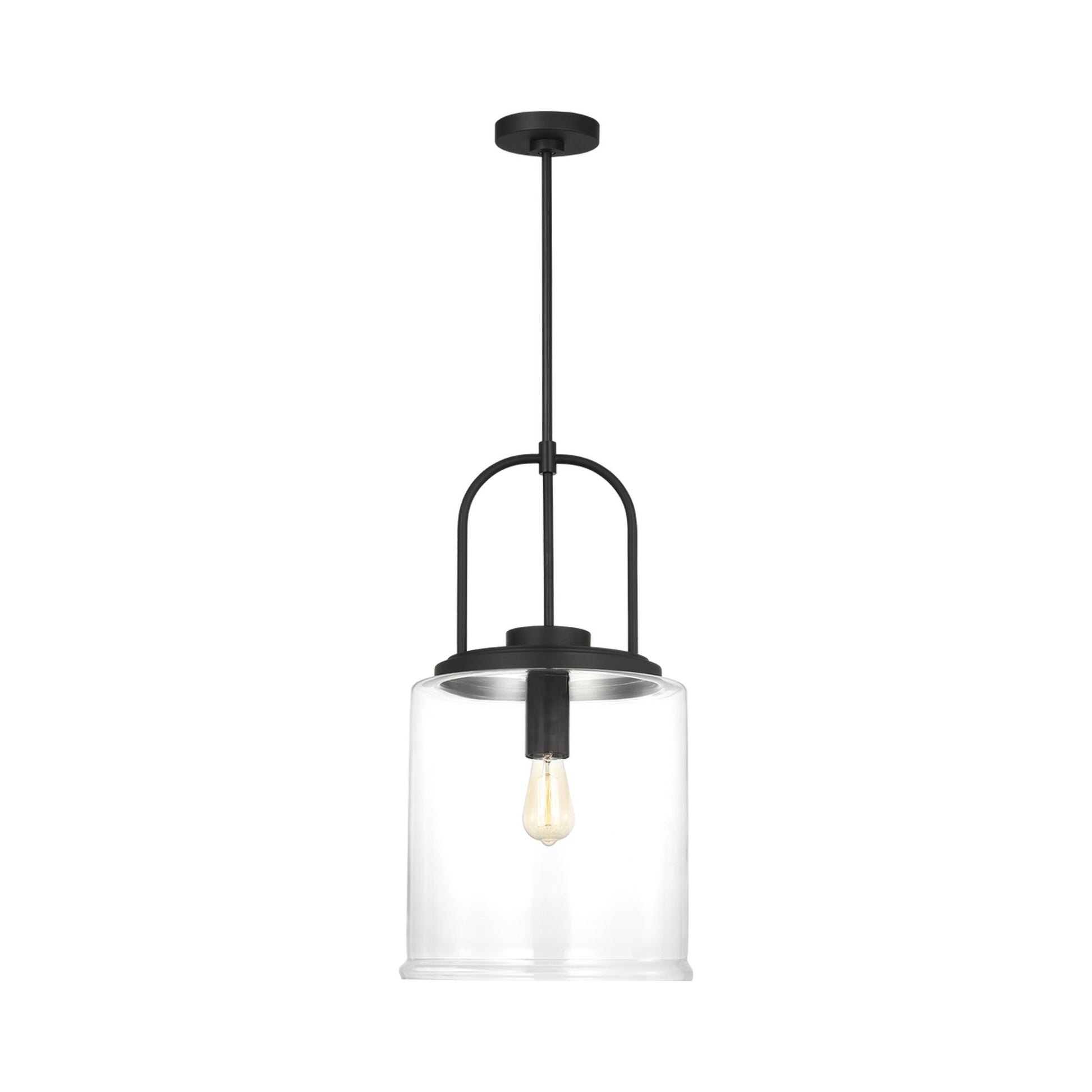 Anders Pendant Light in Midnight Black (Large).