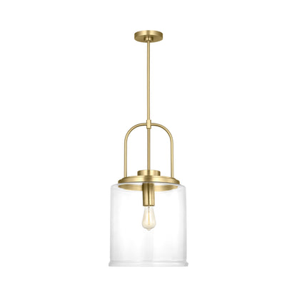 Anders Pendant Light in Satin Brass (Large).
