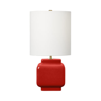 Anderson Table Lamp in Lucent Red (Medium).