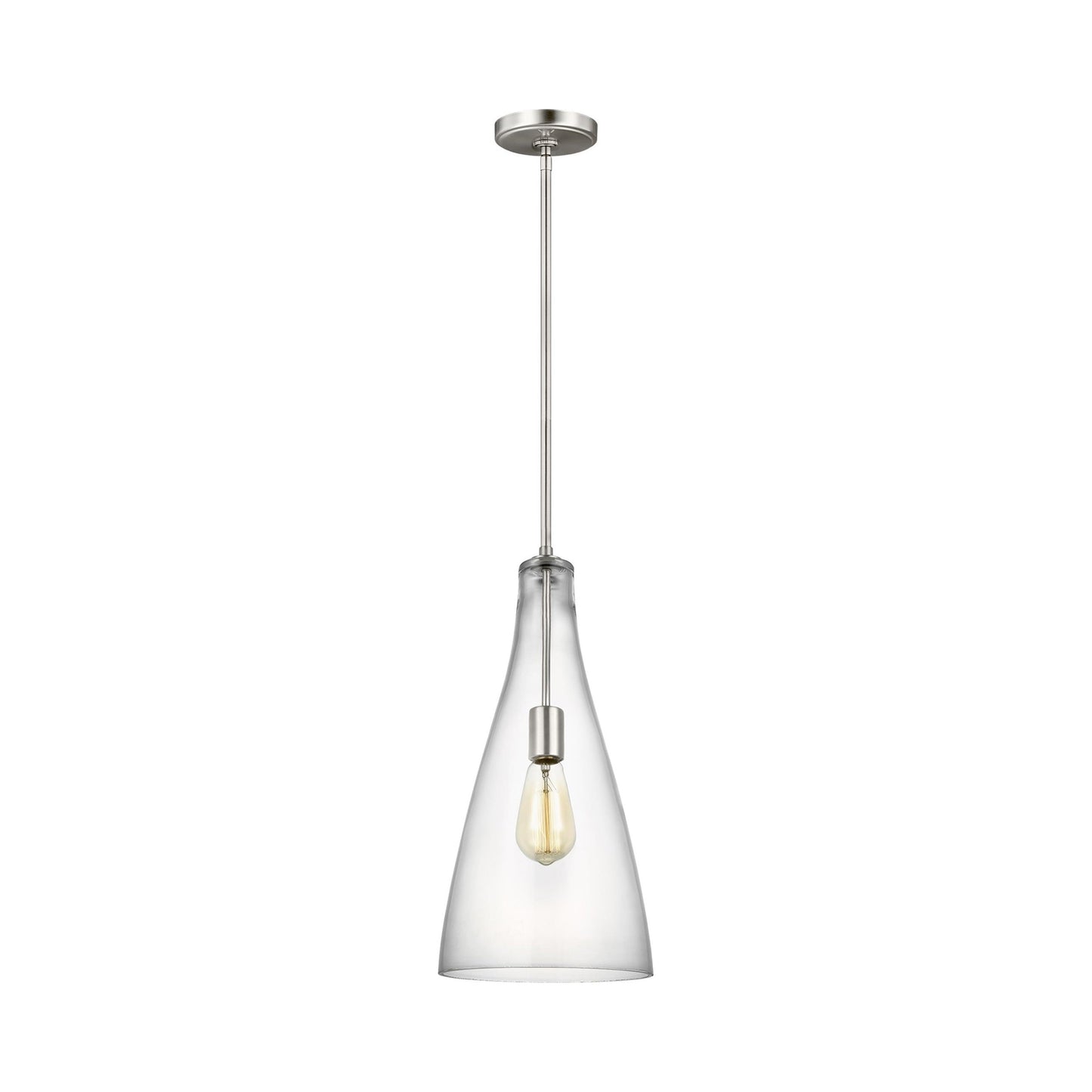 Arilda Pendant Light in Brushed Nickel.