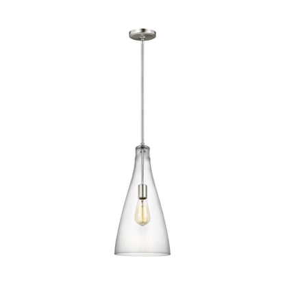 Arilda Pendant Light in Brushed Nickel.