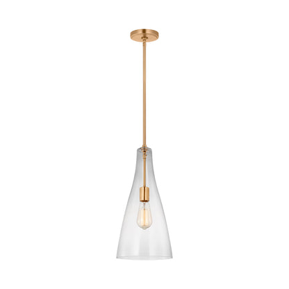 Arilda Pendant Light in Satin Brass.