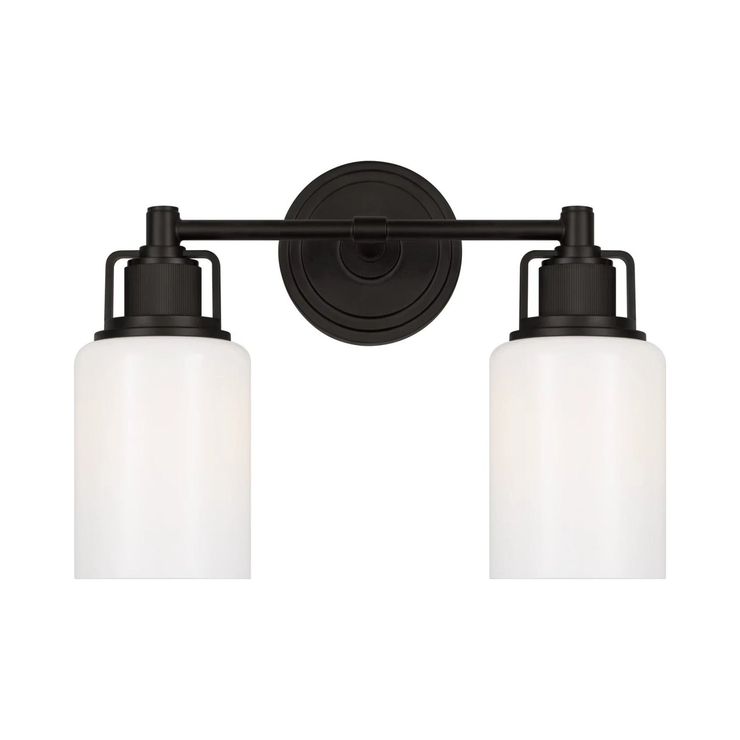 Ashford Bath Vanity Light in Aged Iron (2-Light).