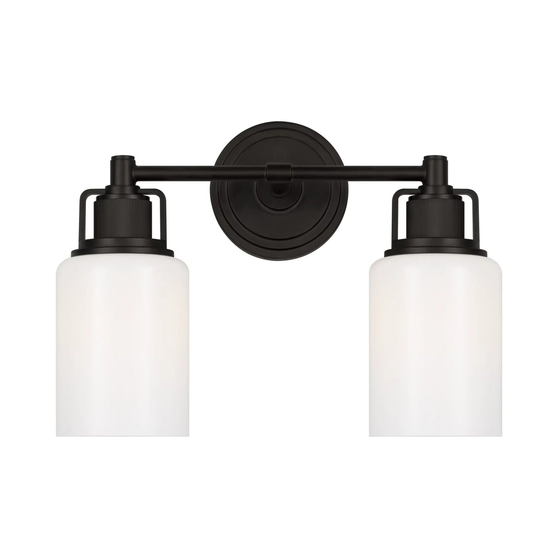 Ashford Bath Vanity Light in Aged Iron (2-Light).