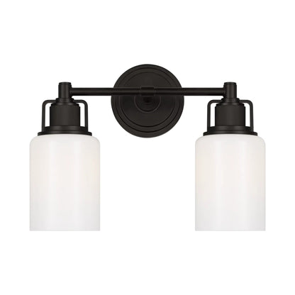 Ashford Bath Vanity Light in Aged Iron (2-Light).