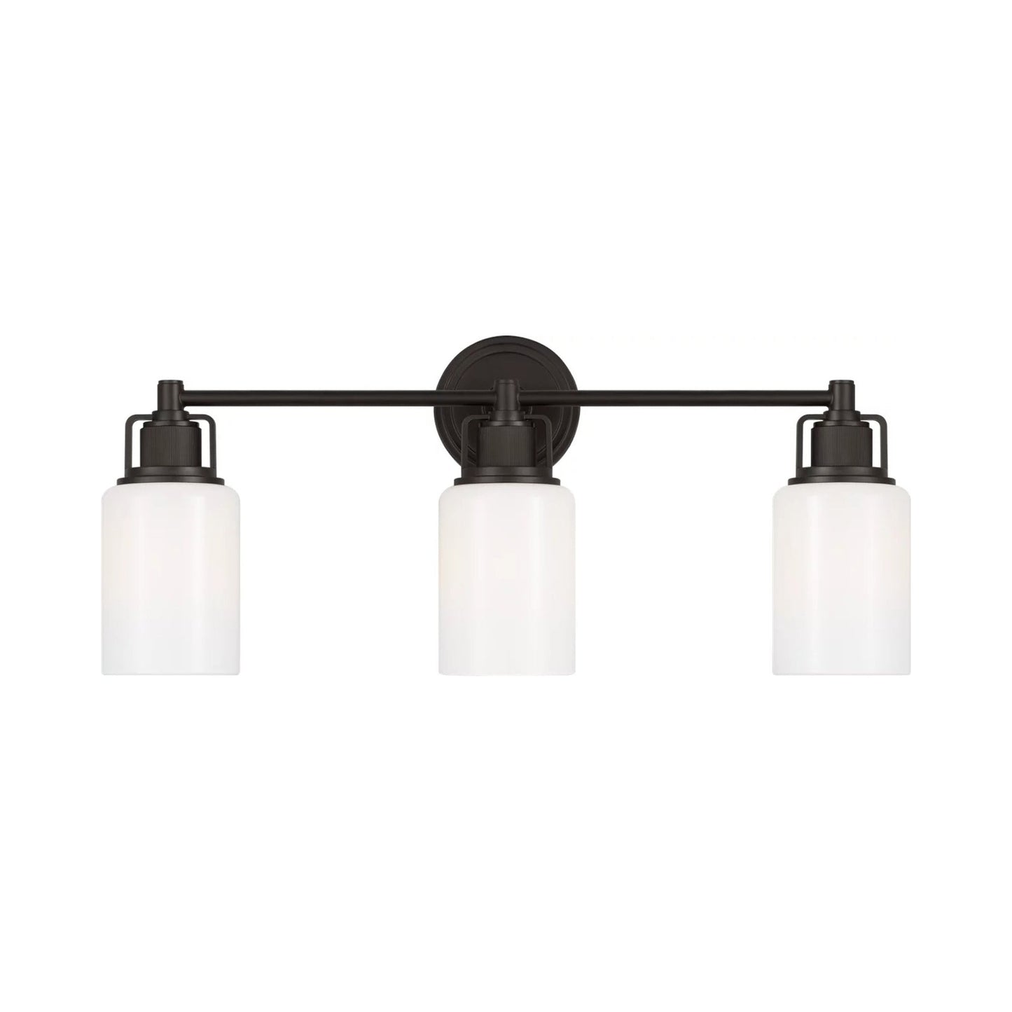 Ashford Bath Vanity Light in Aged Iron (3-Light).