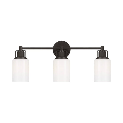 Ashford Bath Vanity Light in Aged Iron (3-Light).
