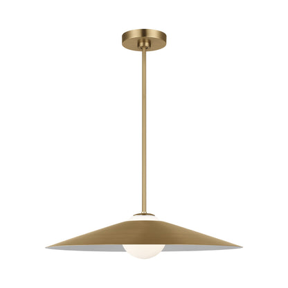 Astra Pendant Light in Satin Brass.