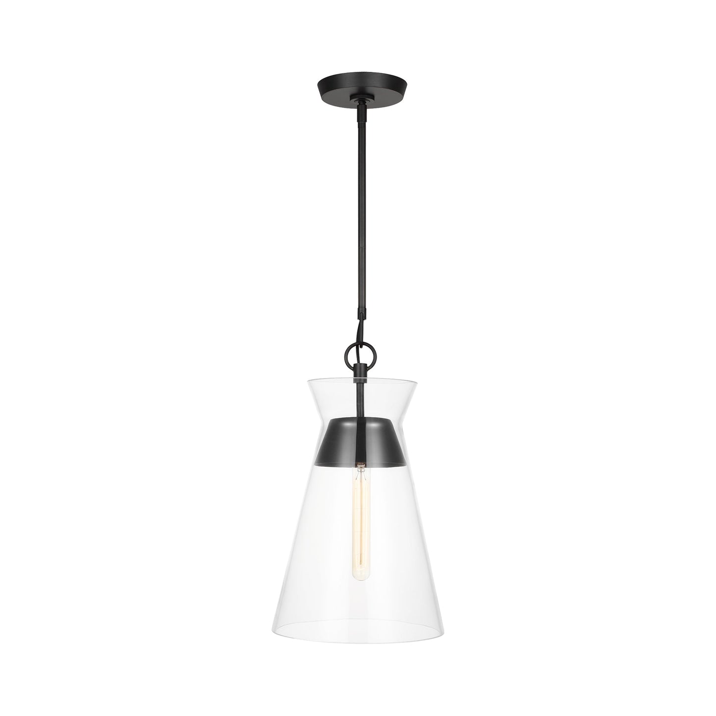 Atlantic Pendant Light in Aged Iron (Narrow).